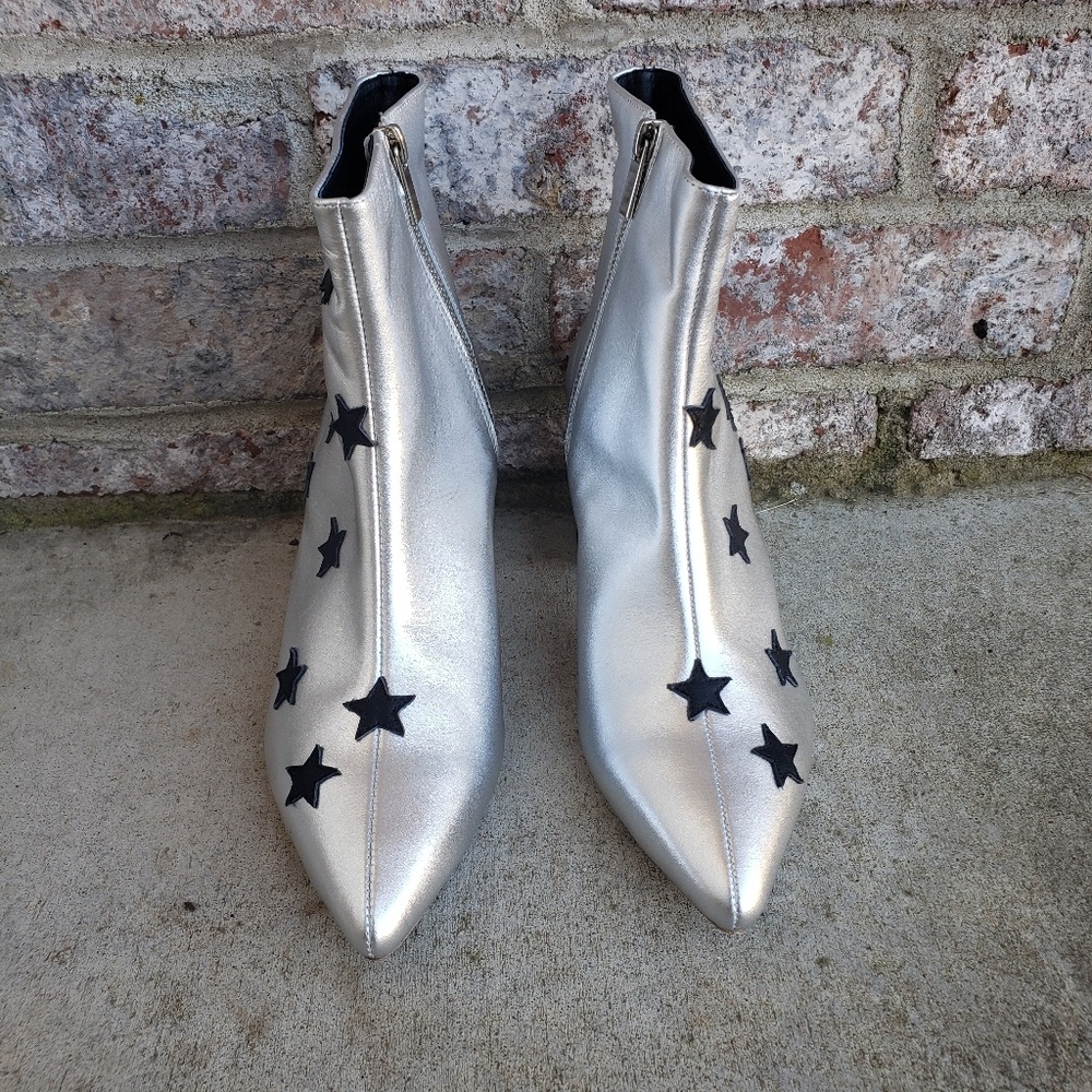 RAYE Silver star ankle boots - Picture 5 of 7